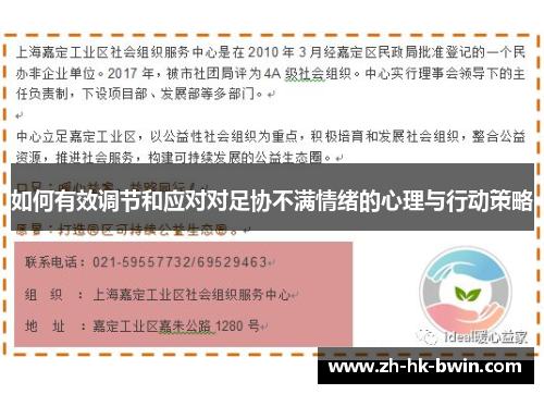 如何有效调节和应对对足协不满情绪的心理与行动策略