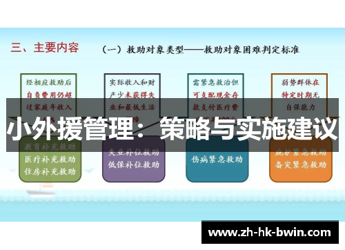 小外援管理：策略与实施建议